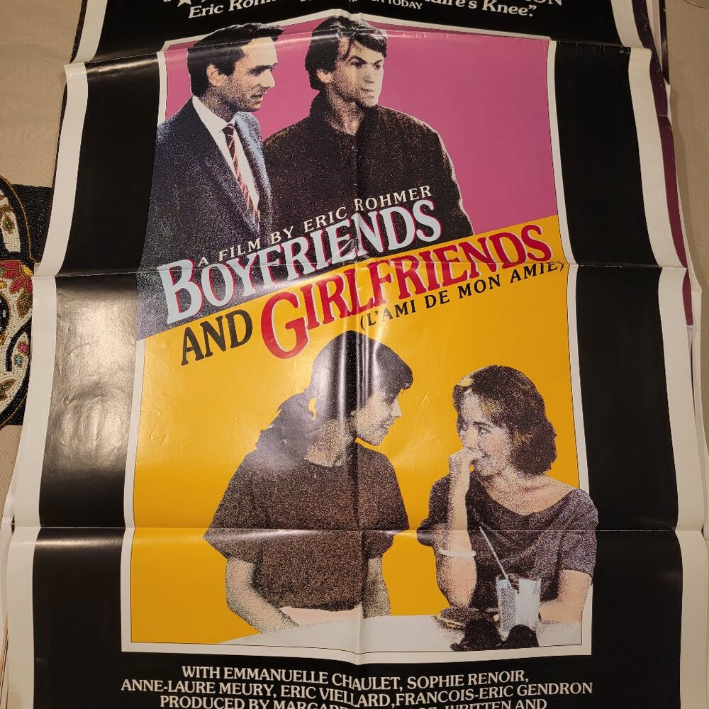 Boyfriends and Girlfriends original movie poster. French!